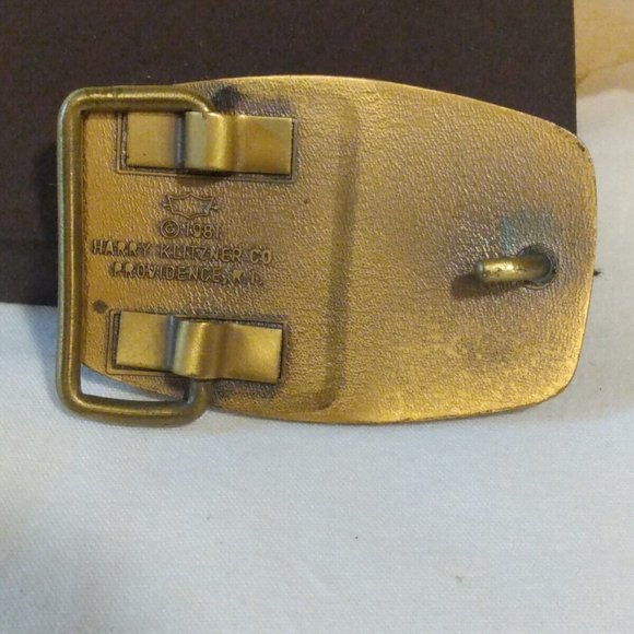 vintage freemasonry belt Buckle 32 degrees Harry Klitzner Co 1981 - Picture 4 of 6